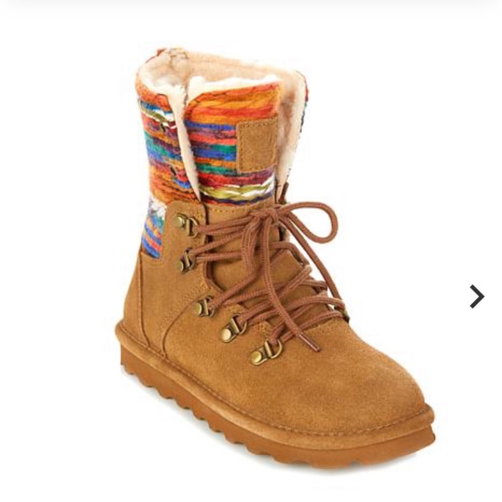 Bear Paw Maria Suede Lace Up Boot size 5